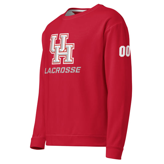 Personalizable - Adult UH Club Lacrosse Performance Crewneck Sweatshirt