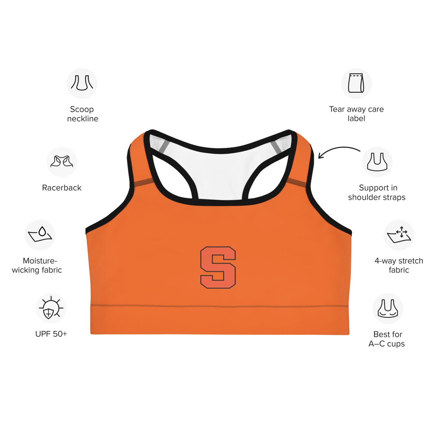 Women's Sailors Lax Sports Bra