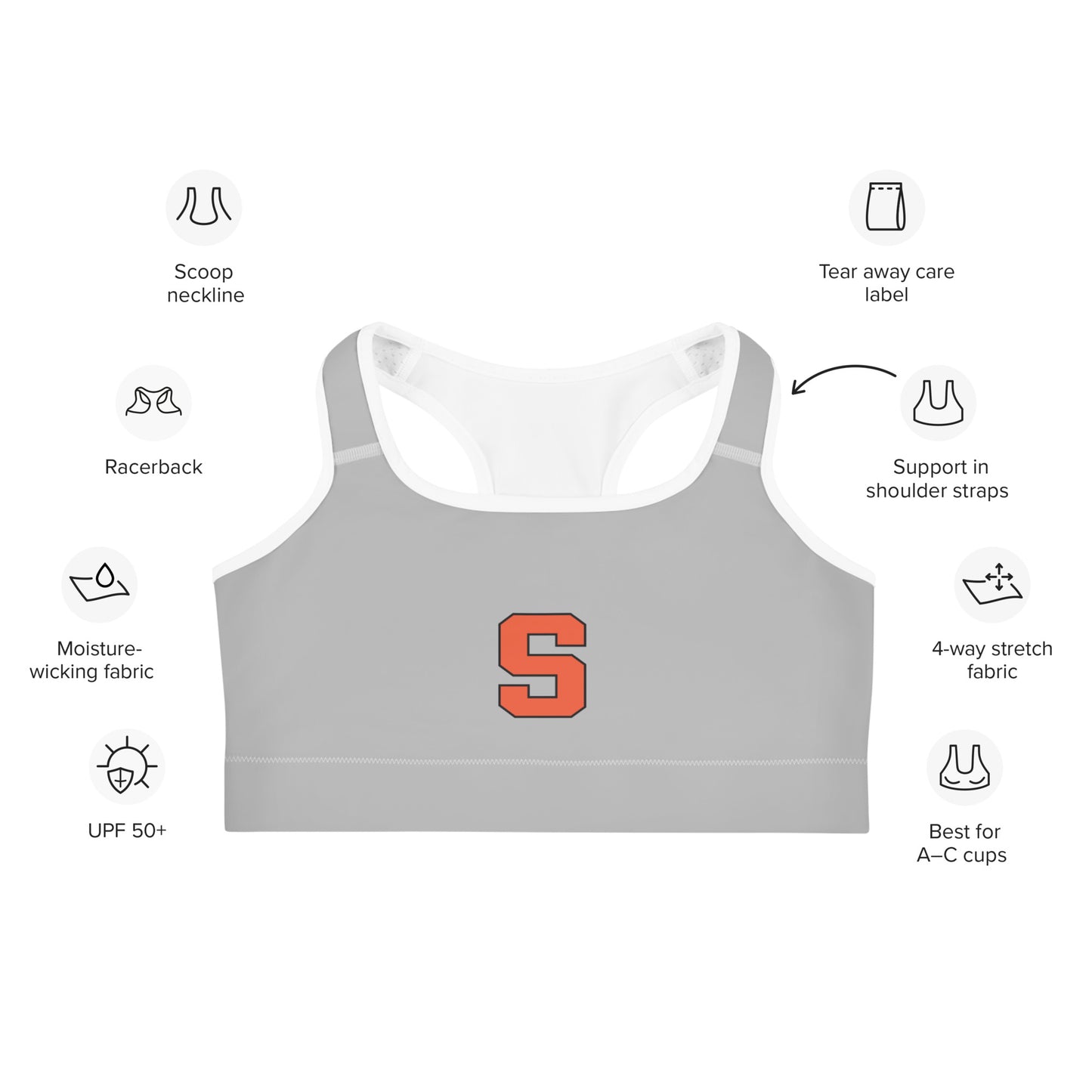 Women's Sailors Lax Sports Bra