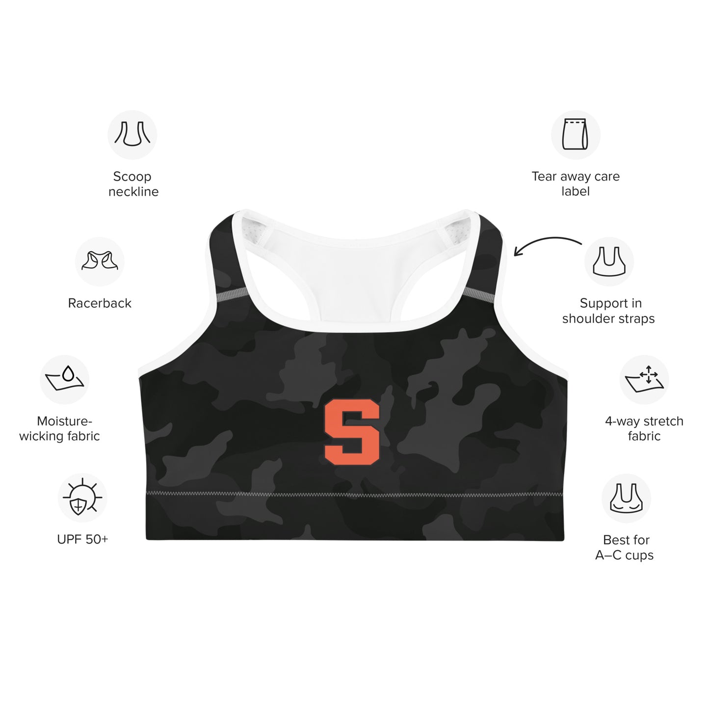 Women's Sailors Lax Sports Bra