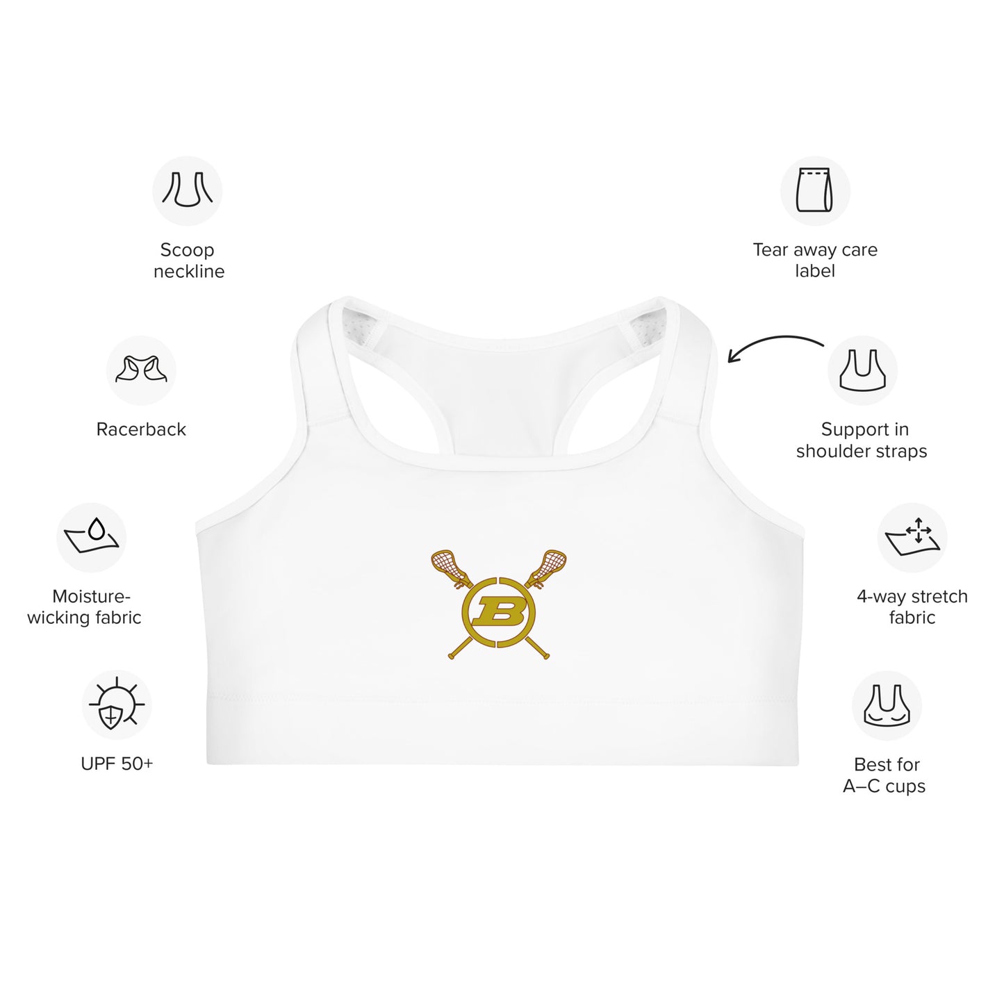 Women's BJR Athletics Sports Bra