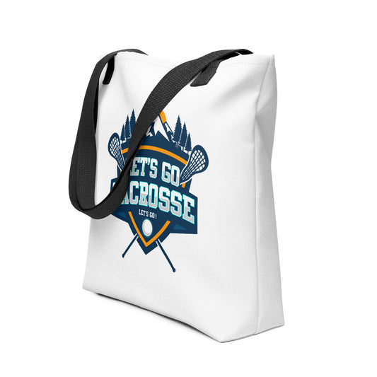 Let's Go Lacrosse Tote Bag