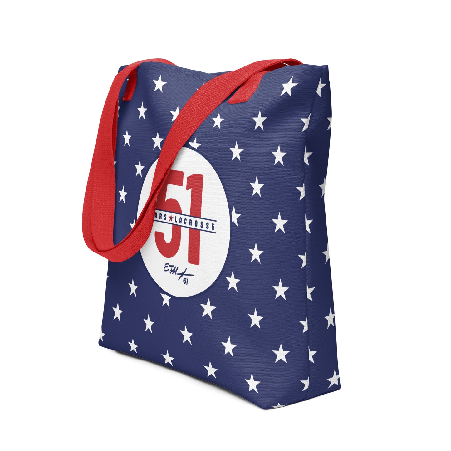 51 Stars Lacrosse Tote Bag