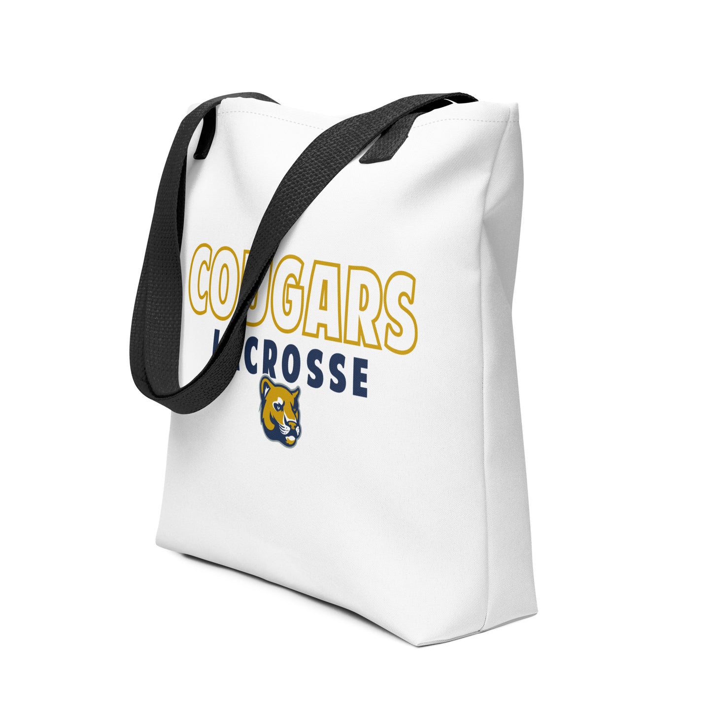 Evergreen Cougars Lacrosse Tote Bag