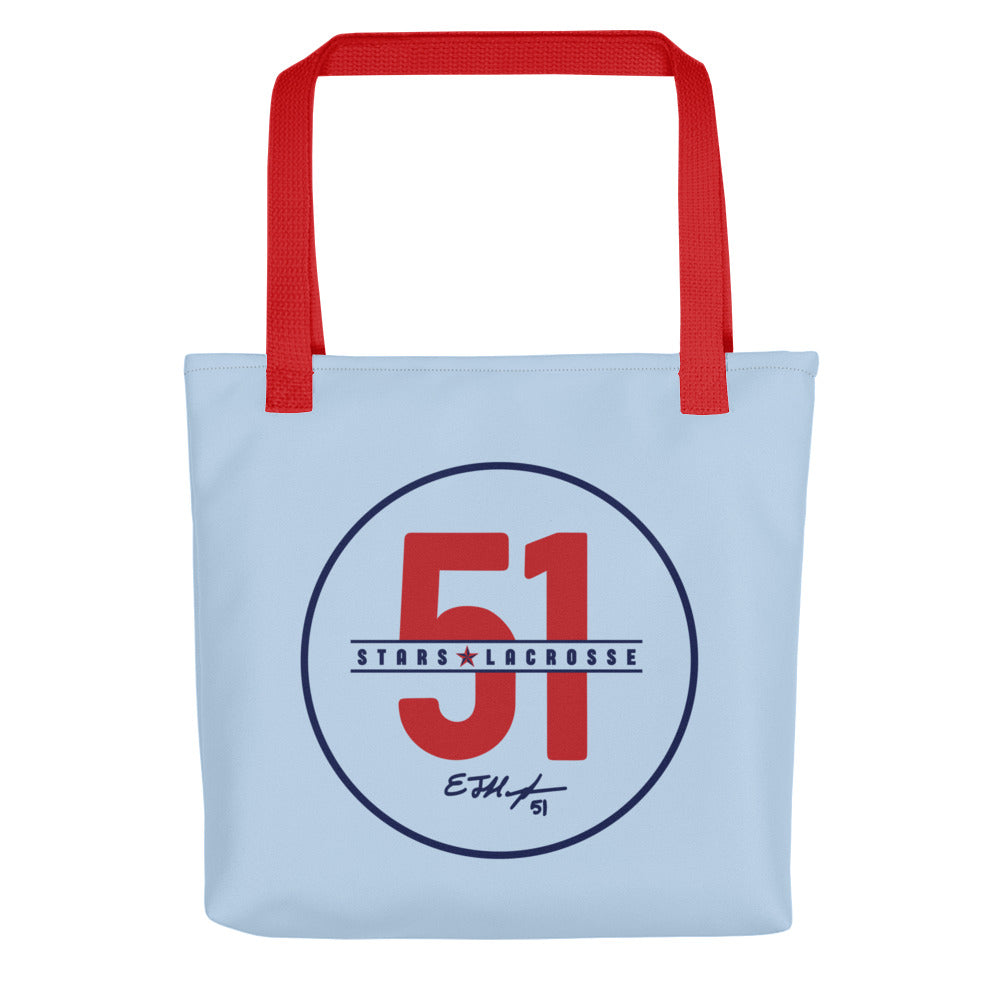 51 Stars Lacrosse Tote Bag
