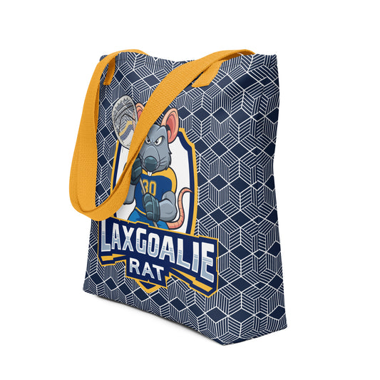Lax Goalie Rat Tote Bag
