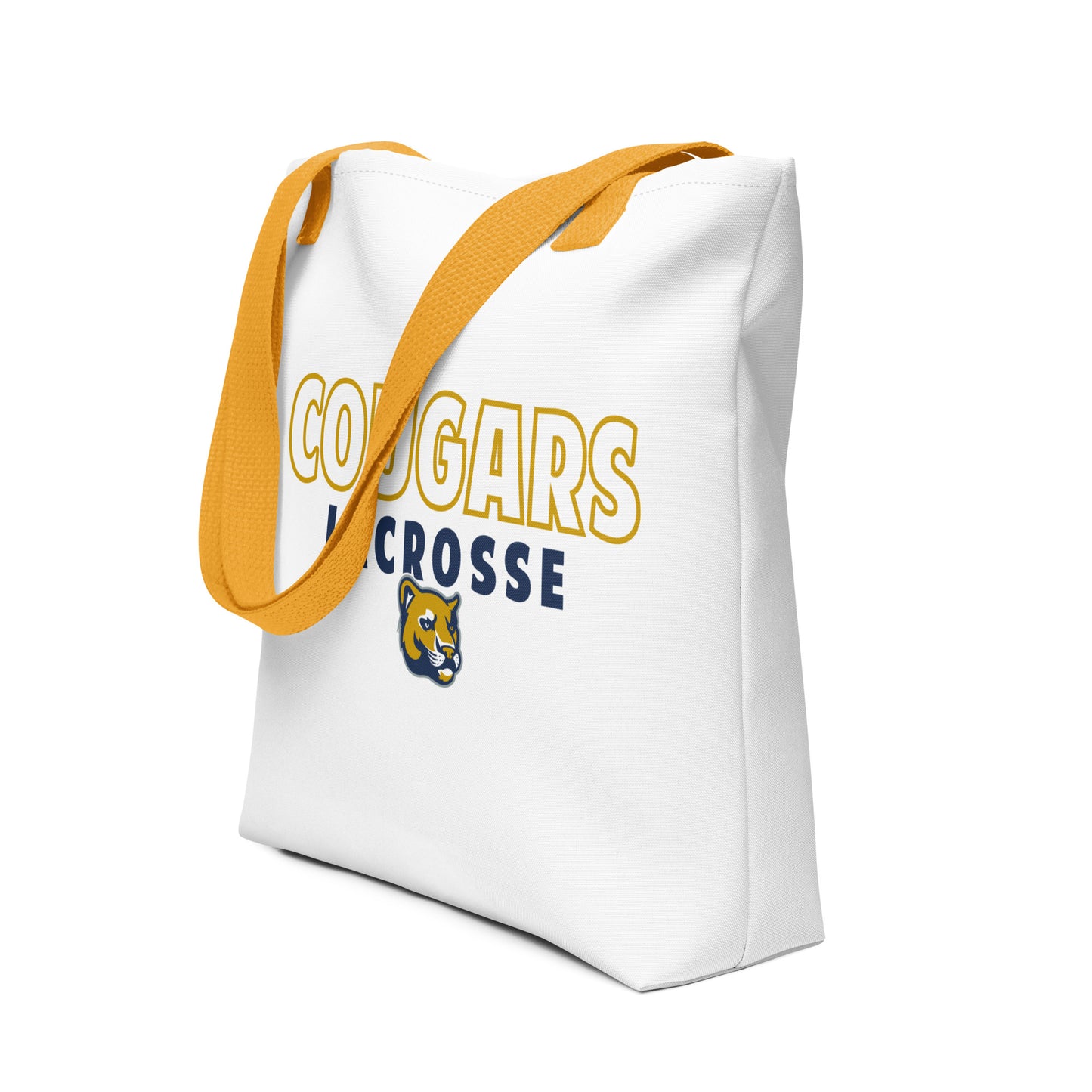 Evergreen Cougars Lacrosse Tote Bag