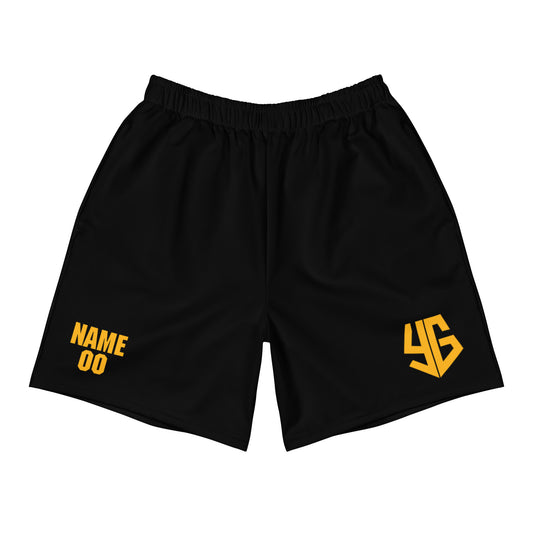 Personalizable - Adult YouthGold Pocketed Athletic Shorts
