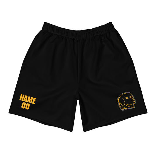 Personalizable - Adult YouthGold Pocketed Athletic Shorts