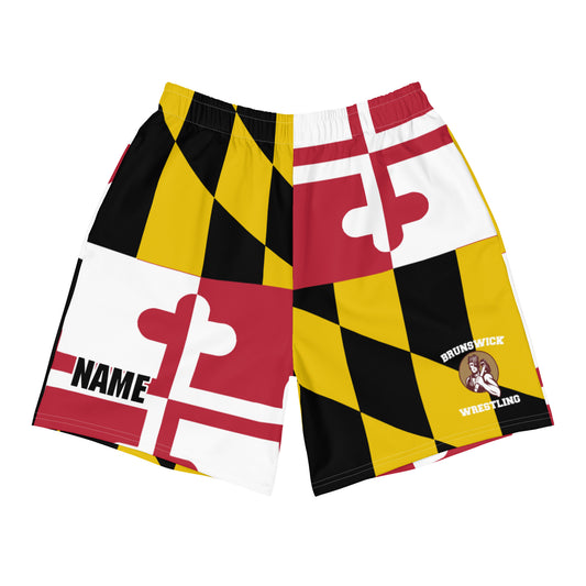 Personalizable - Adult Brunswick Wrestling Pocketed Athletic Shorts