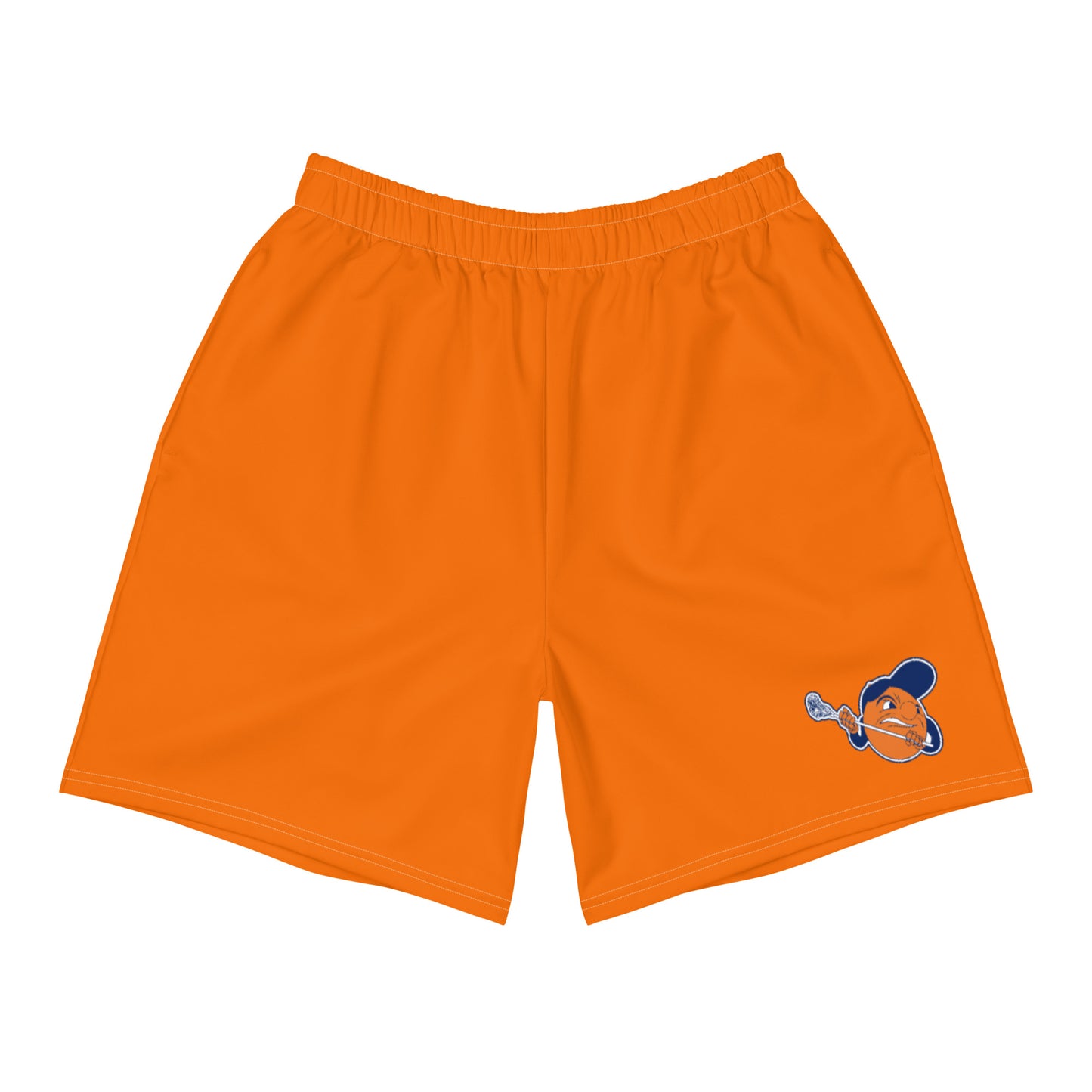 Adult Ultimate Orange Pocketed Athletic Shorts