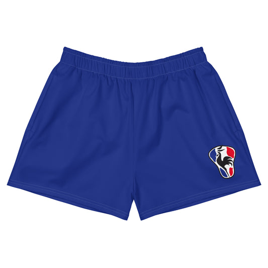 Women's France Lacrosse Pocketed Athletic Shorts
