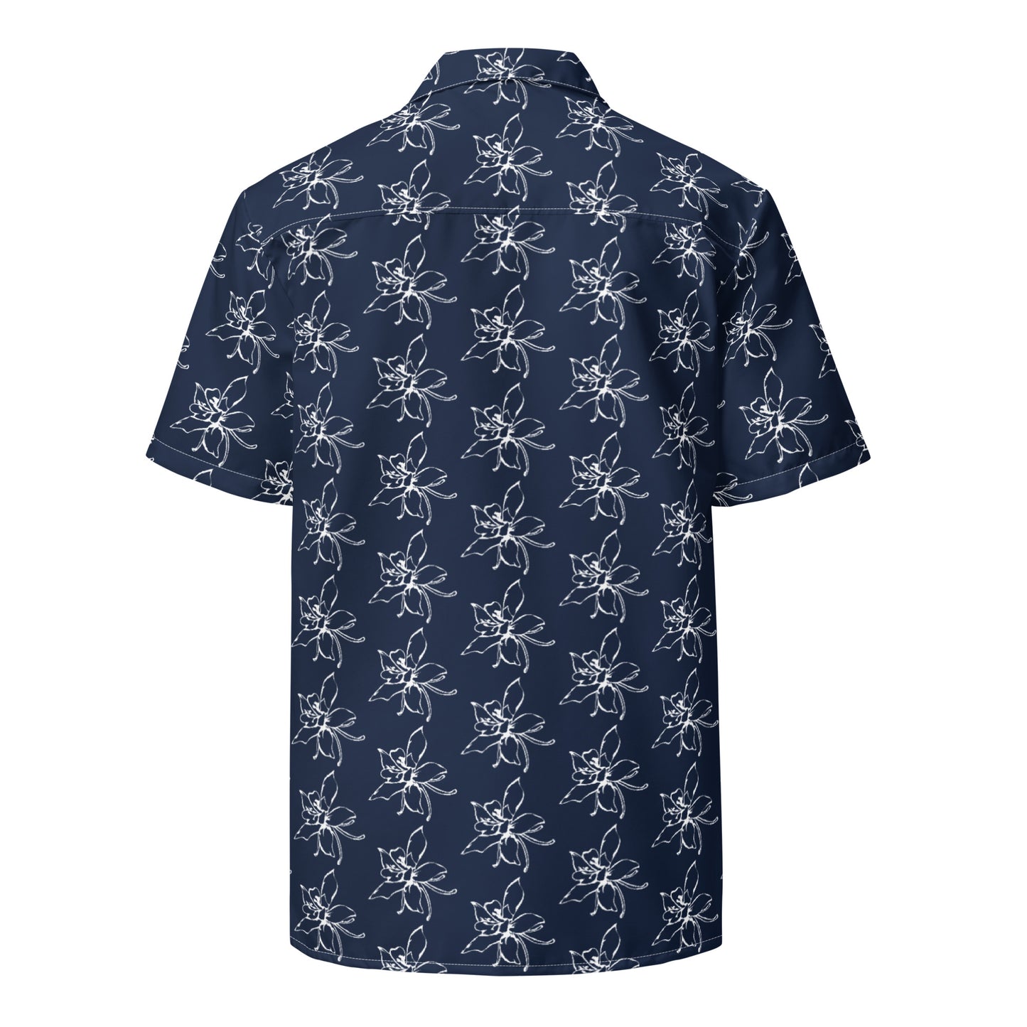 Adult Rebel Lax Short Sleeve Button Down