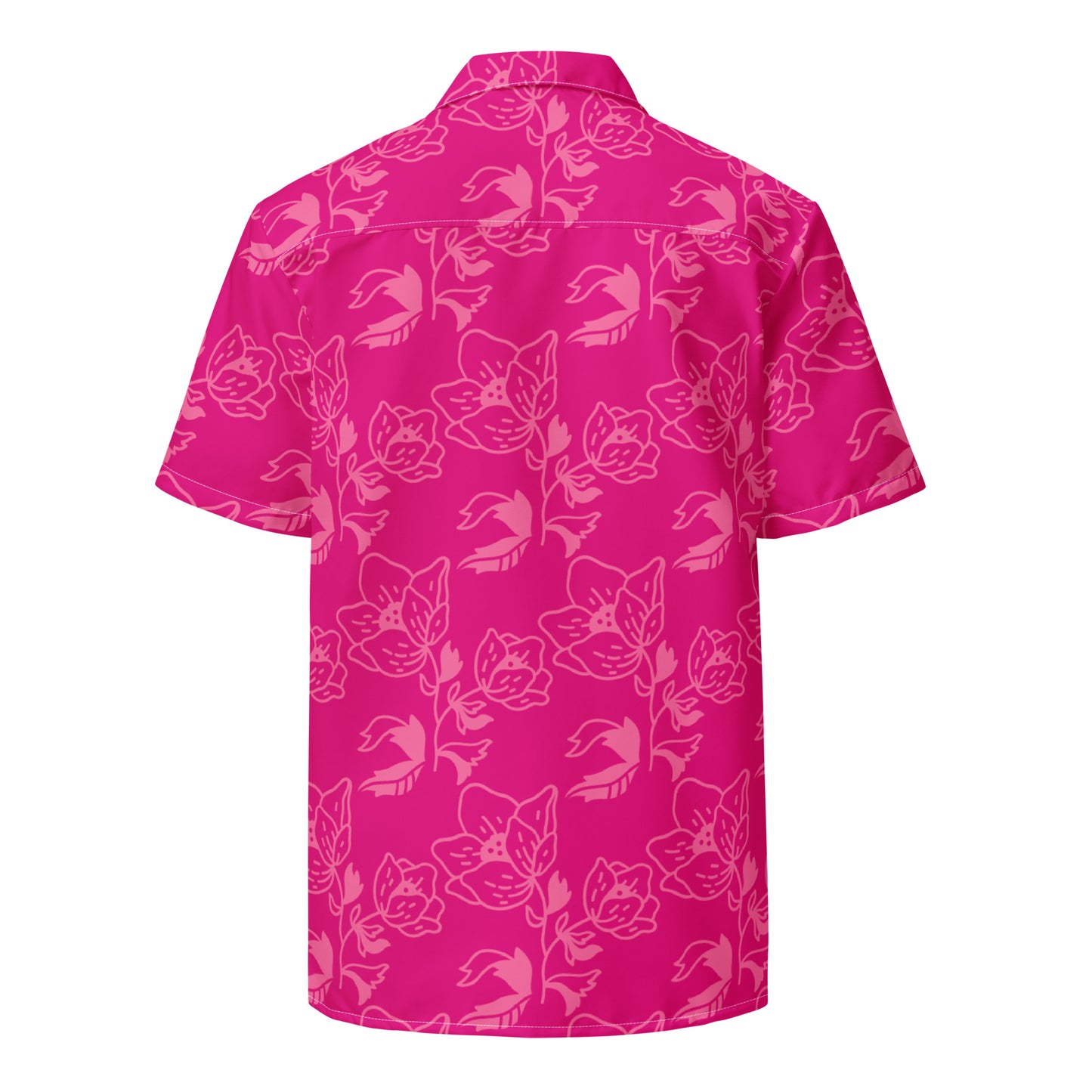 Adult BayLax Short Sleeve Button Down Shirt