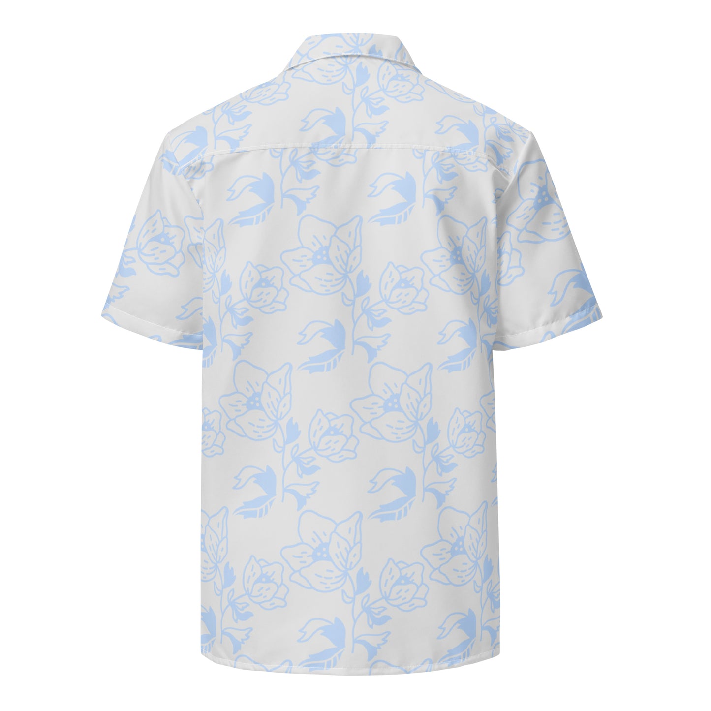 Adult Evergreen High School Lacrosse Short Sleeve Button Down Shirt