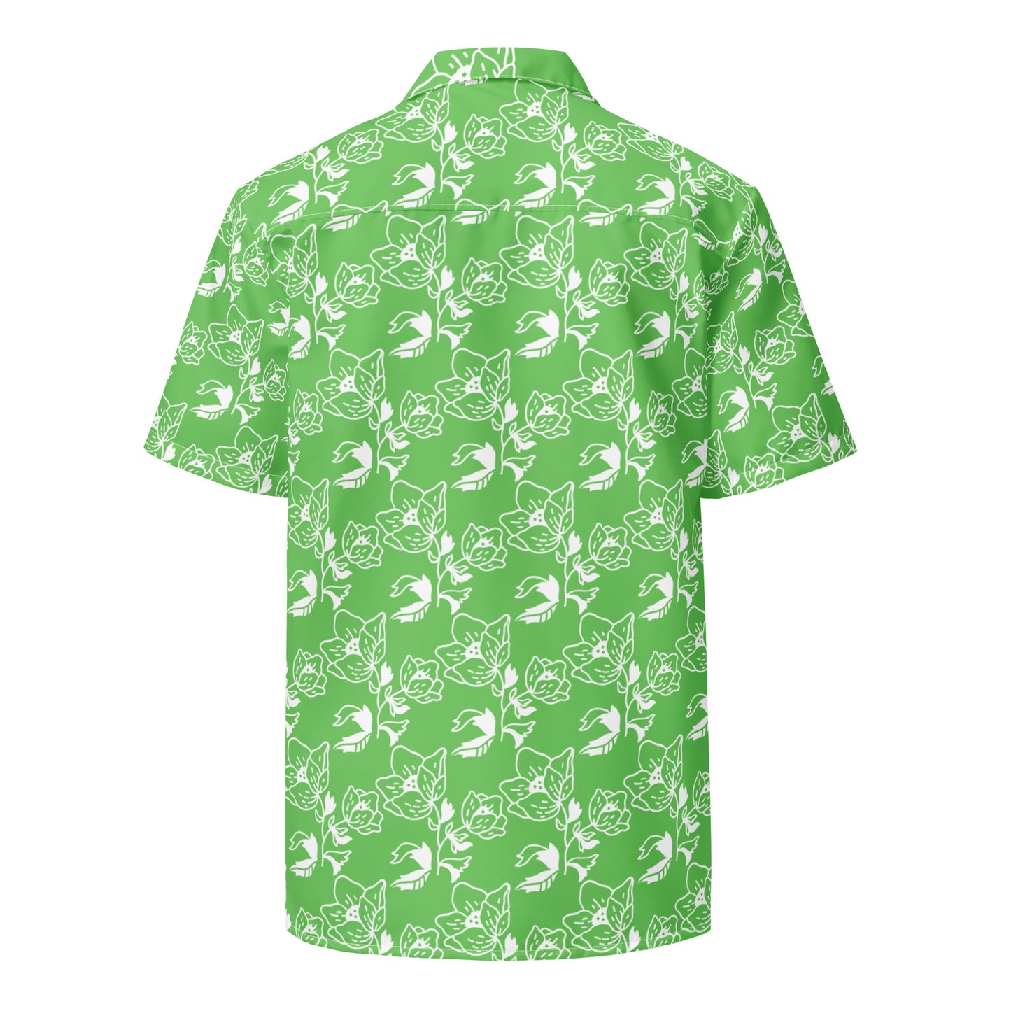 Adult Kenya Lacrosse Short Sleeve Button Down Shirt