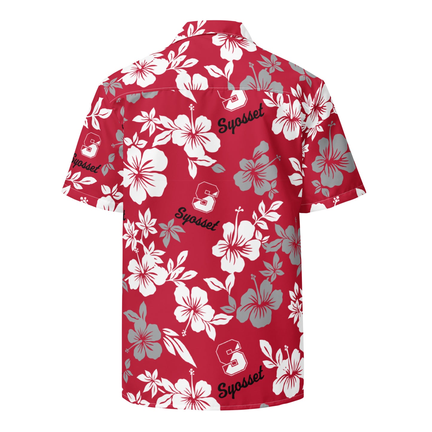 Adult Syosset Lacrosse Short Sleeve Button Down Shirt