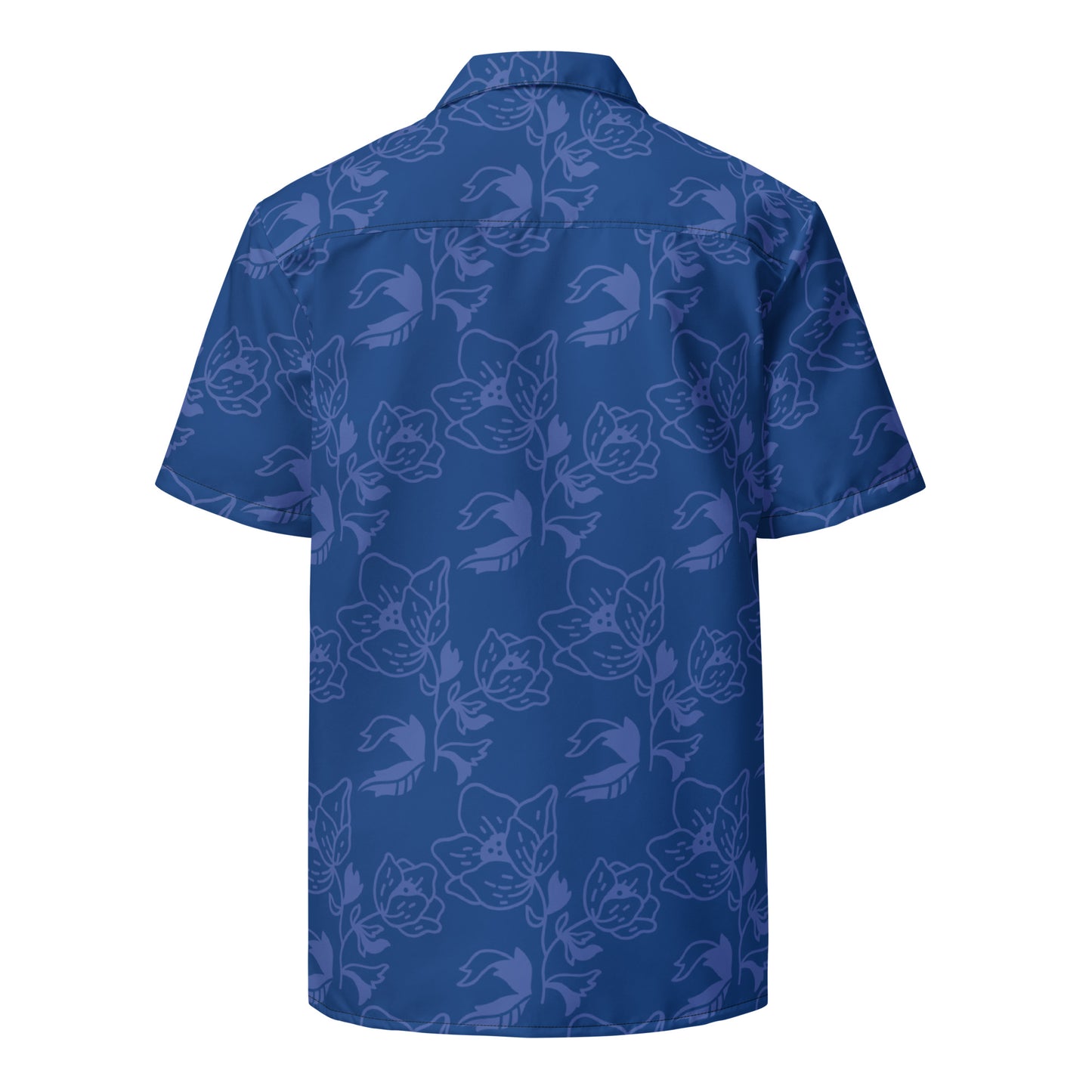 Adult Saint Paul's Wolves Lacrosse Short Sleeve Button Down Shirt