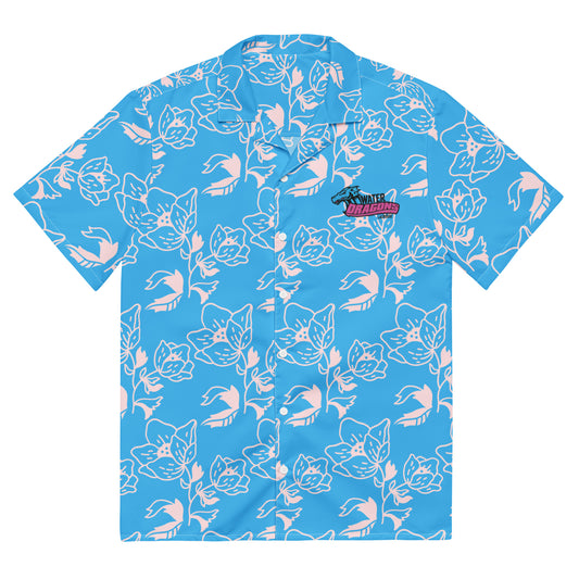Adult Water Dragons LC Short Sleeve Button Down Shirt