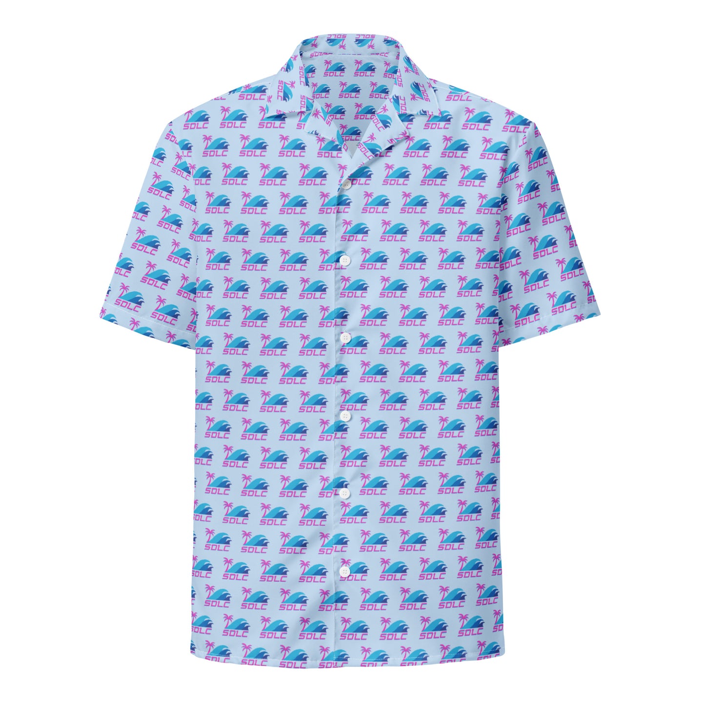 Adult SDLC Short Sleeve Button Down