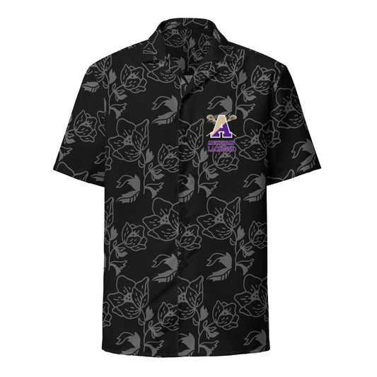 Adult Amsterdam Lacrosse Booster  Short Sleeve Button Down Shirt