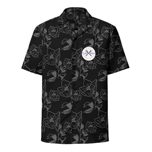 Adult Amsterdam Lacrosse Booster Short Sleeve Button Down Shirt