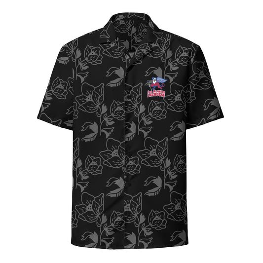 Adult Los Al Lacrosse Corner  Short Sleeve Button Down Shirt