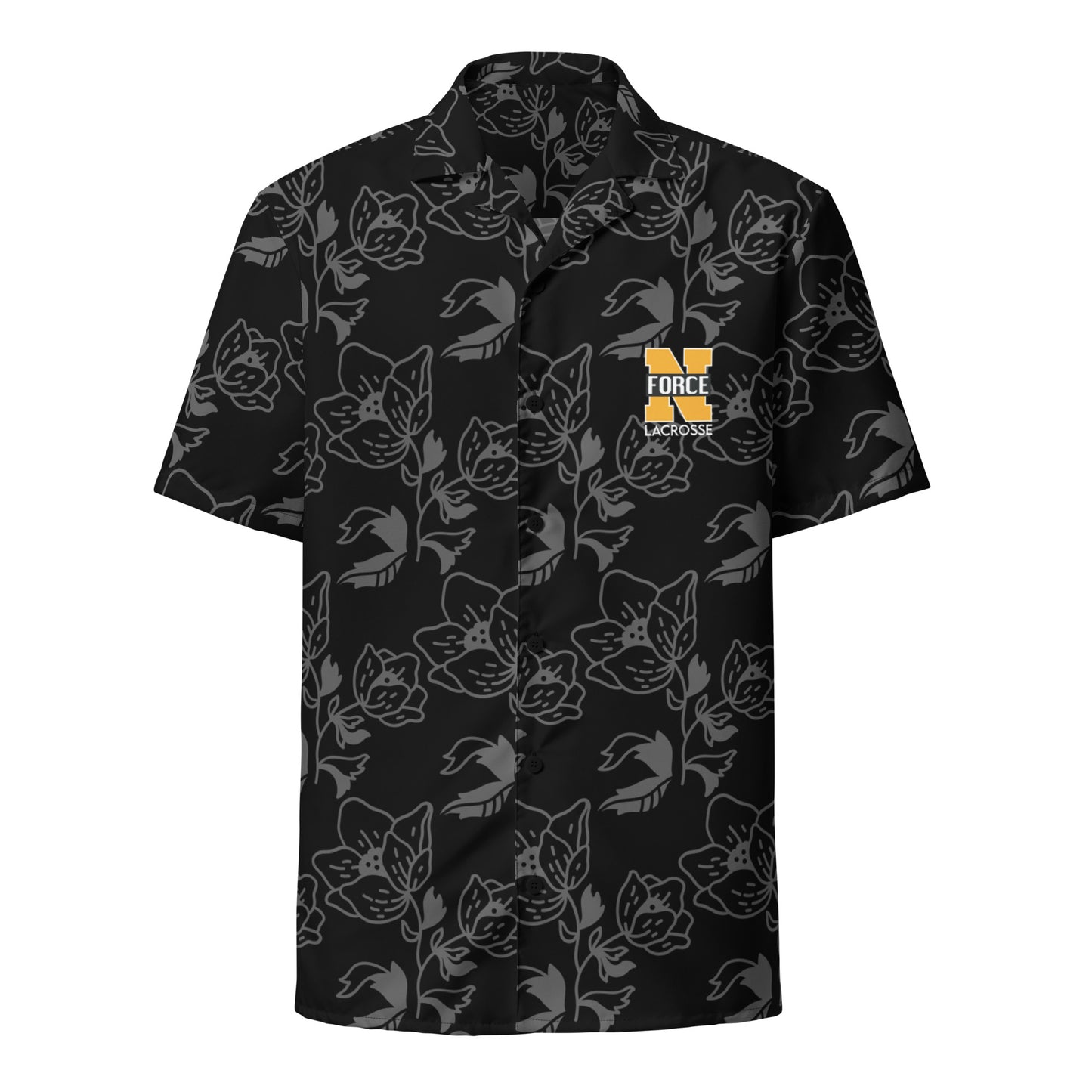 Adult Napa Force Lacrosse Short Sleeve Button Down Shirt