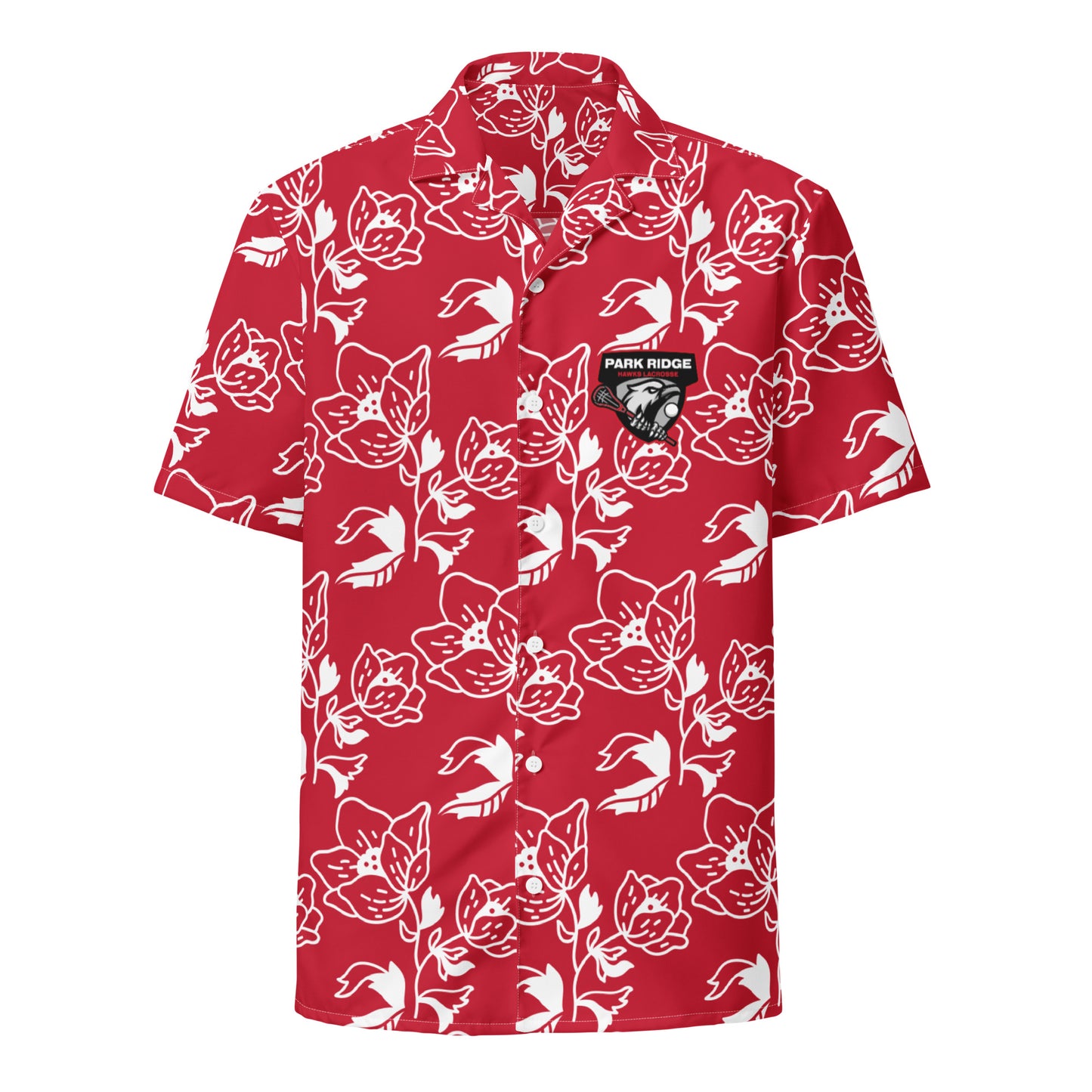 Adult Park Ridge Lacrosse Short Sleeve Button Down Shirt
