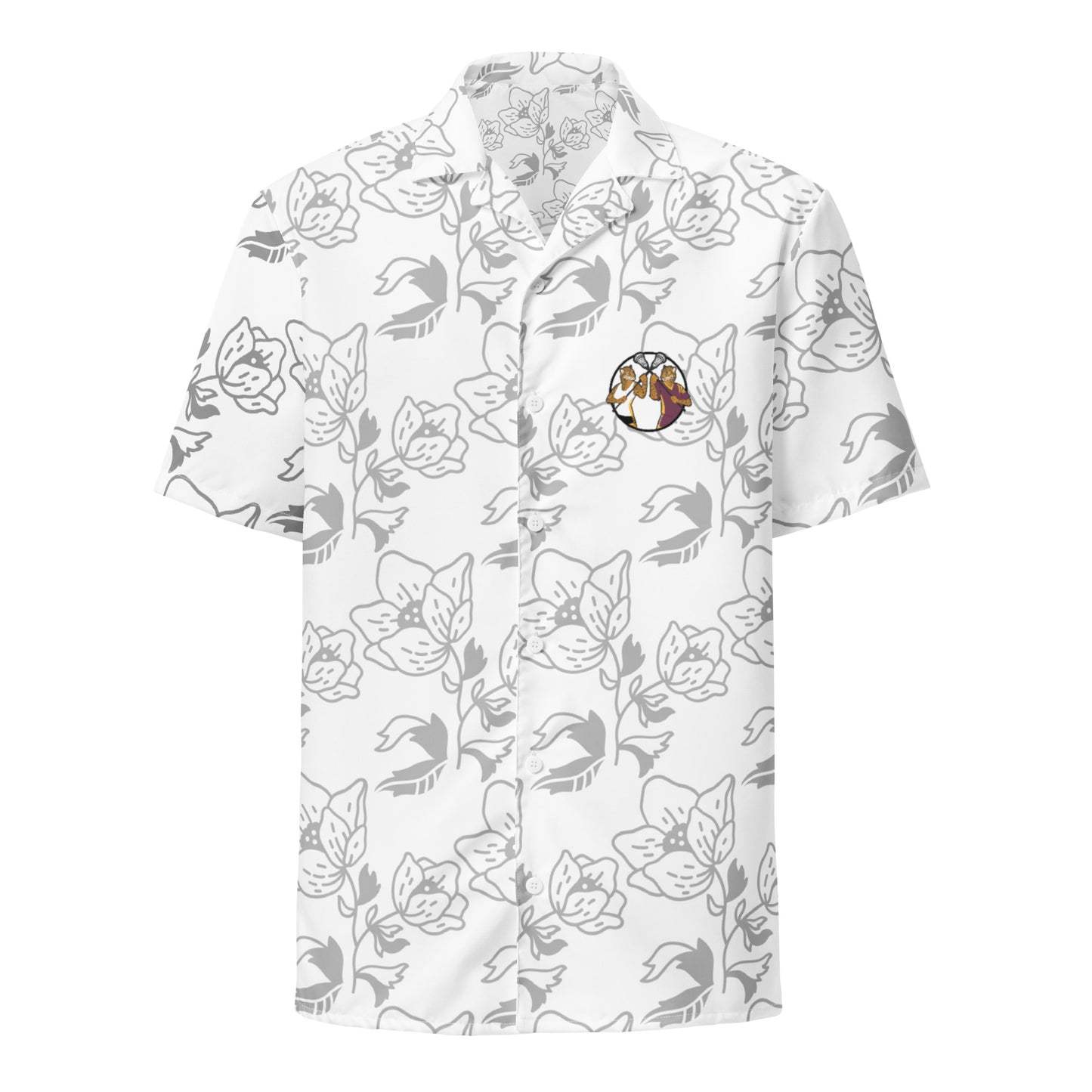 Adult Cooper Lacrosse Short Sleeve Button Down Shirt