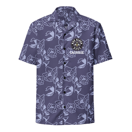 Adult Box Elder Lacrosse Short Sleeve Button Down Shirt