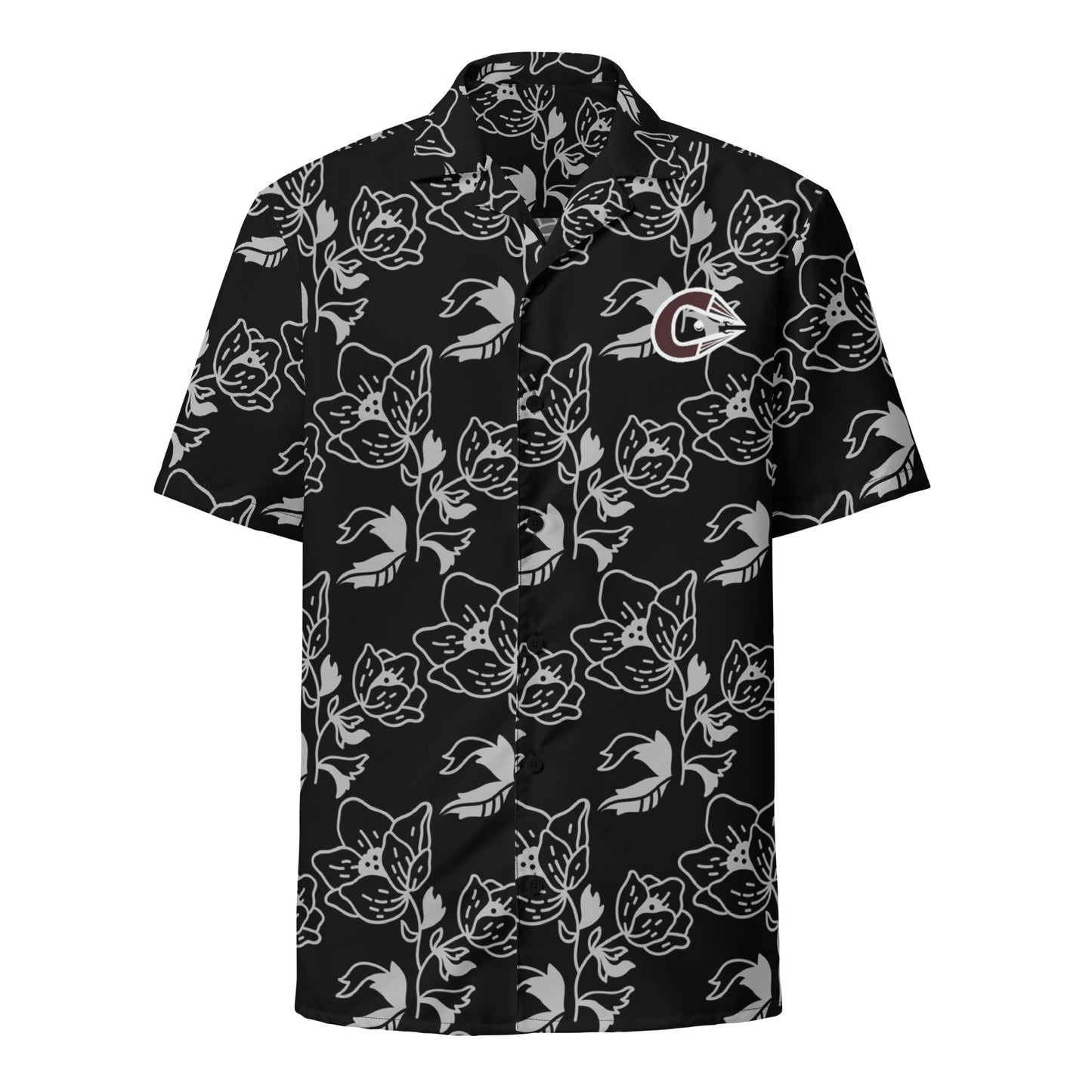 Adult Coopers Lacrosse Short Sleeve Button Down Shirt