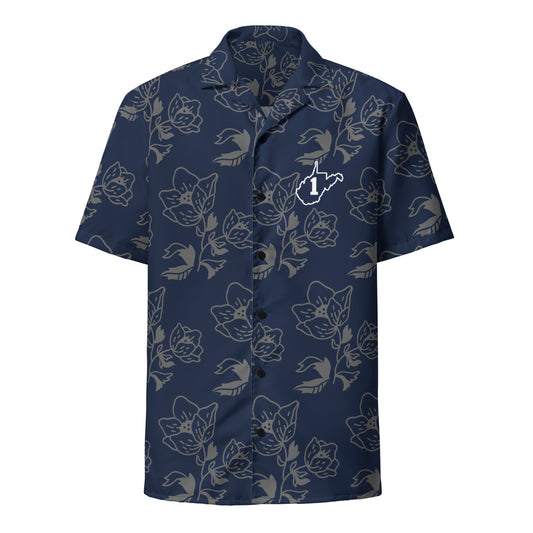 Adult Wheeling Post 1 Short Sleeve Button Down Shirt