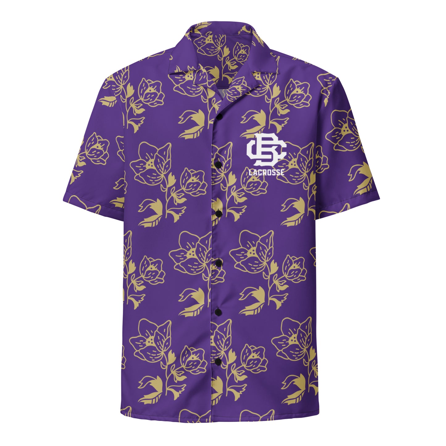 Adult CBHS Lacrosse Short Sleeve Button Down Shirt