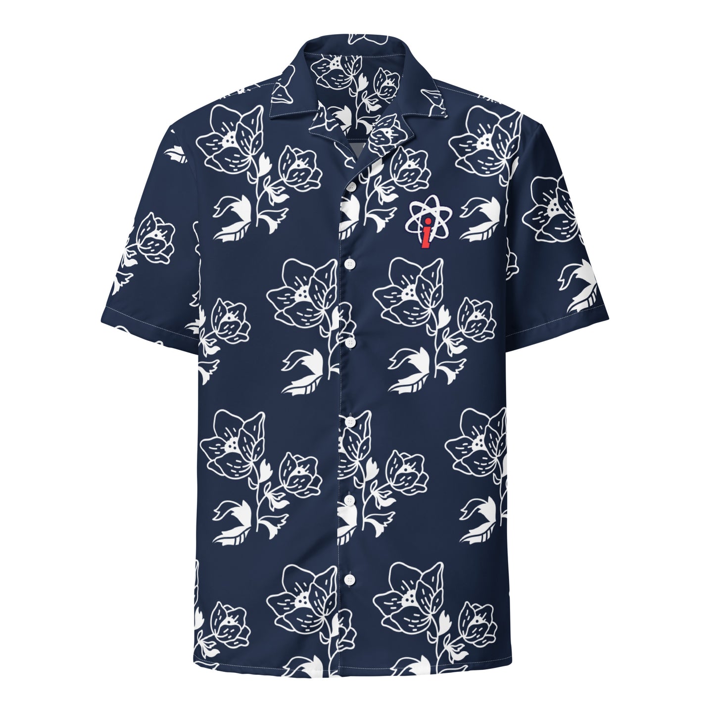 Adult Isotopes Lacrosse Short Sleeve Button Down