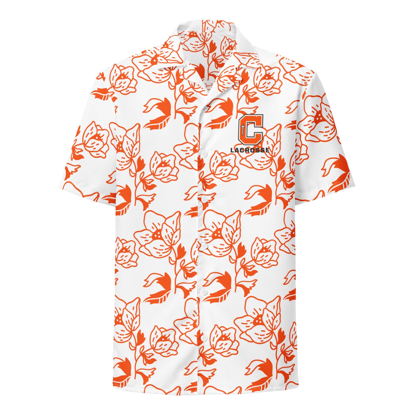 Adult CHS Lacrosse Short Sleeve Button Down