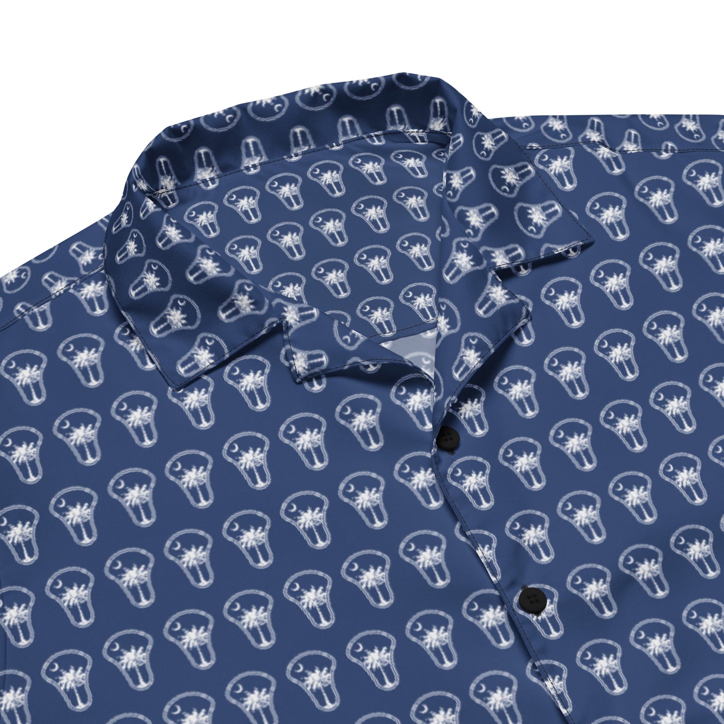 Adult Elite Lacrosse Short Sleeve Button Down Shirt