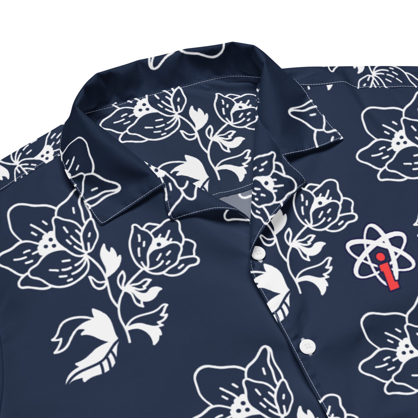 Adult Isotopes Lacrosse Short Sleeve Button Down