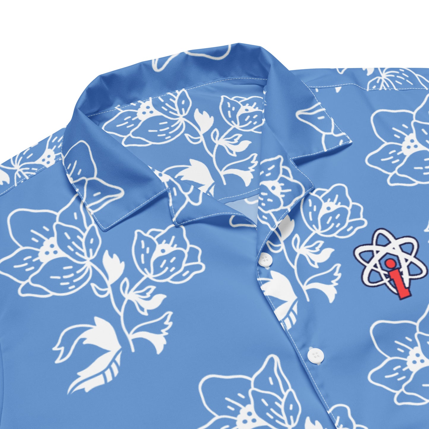 Adult Isotopes Lacrosse Short Sleeve Button Down