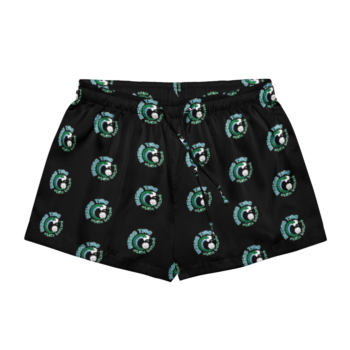 Women’s Green Wave Pajama Shorts