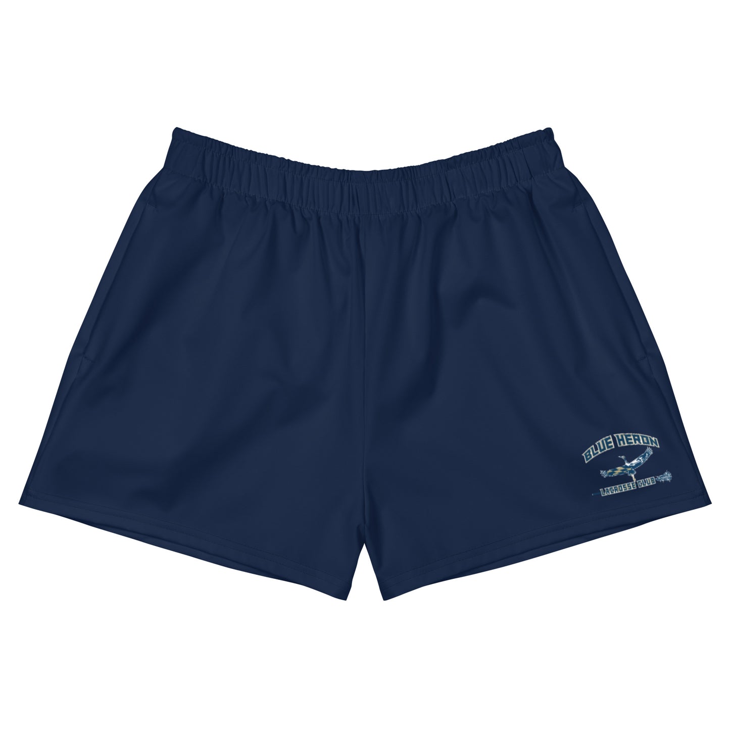 Women’s / Girls Blue Heron Lacrosse Pocketed Athletic Shorts