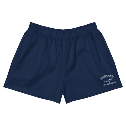 Women’s / Girls Blue Heron Lacrosse Pocketed Athletic Shorts