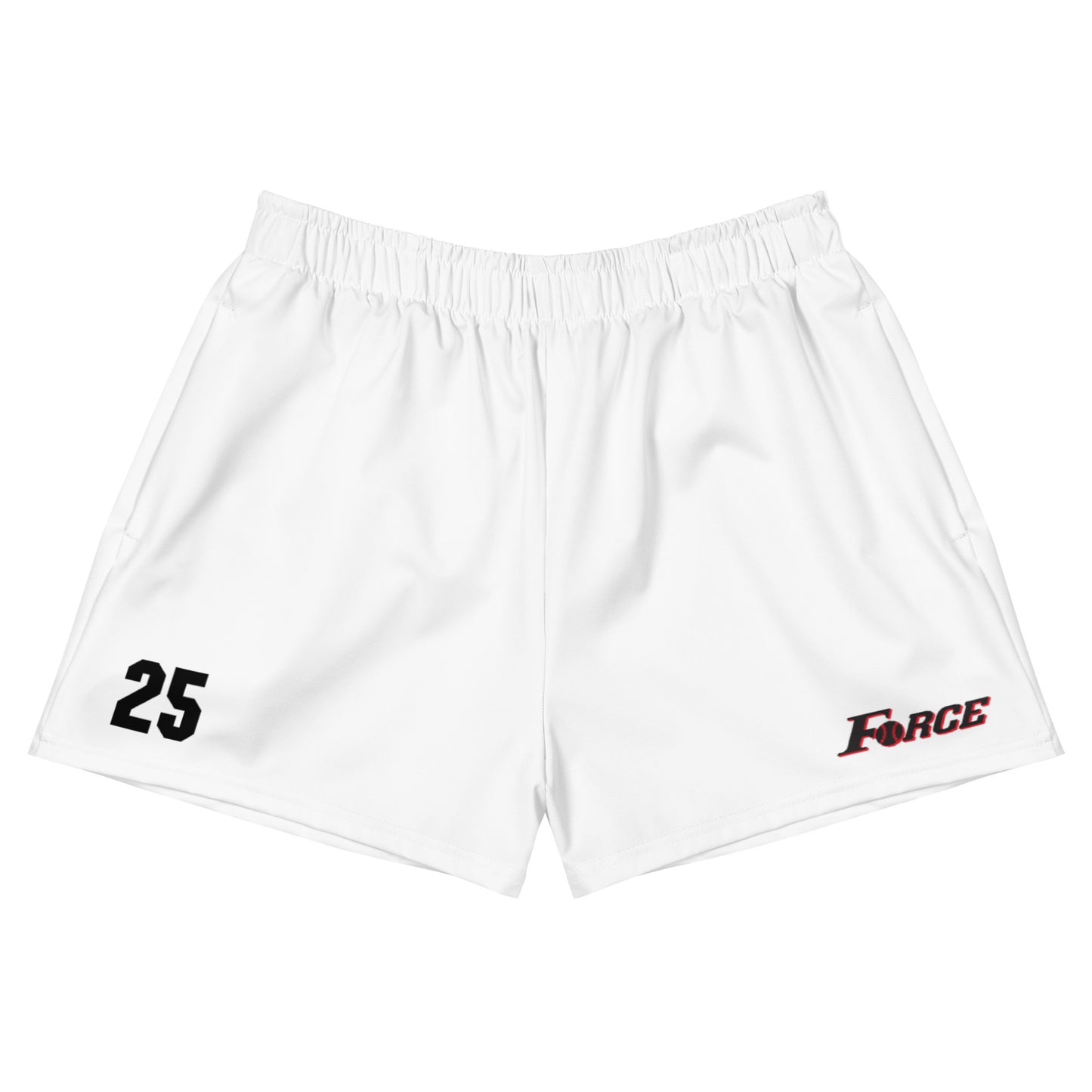 Women's Colorado Force Softball Pocketed Athletic Shorts - Personalized
