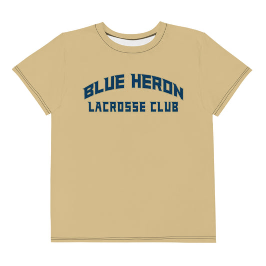 Youth Blue Heron Lacrosse Premium Athletic T-Shirt