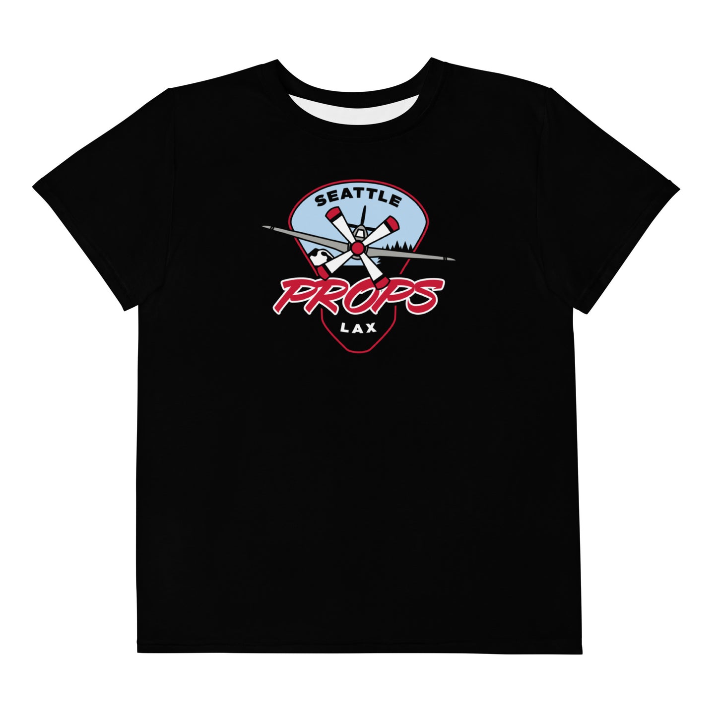 Youth Seattle Props Lacrosse Premium Performance T-Shirt