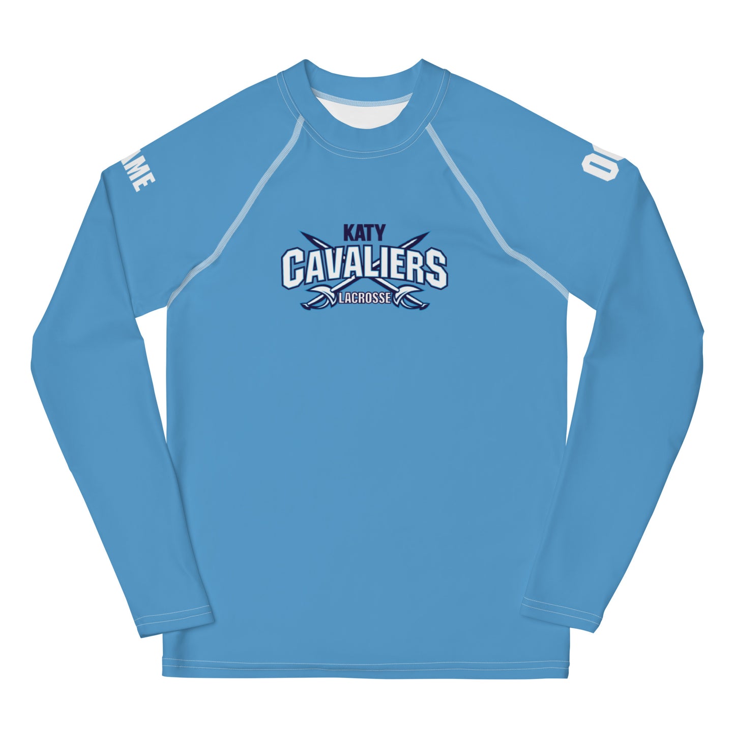 Personalizable - Youth Cavaliers Lacrosse Compression Shirt