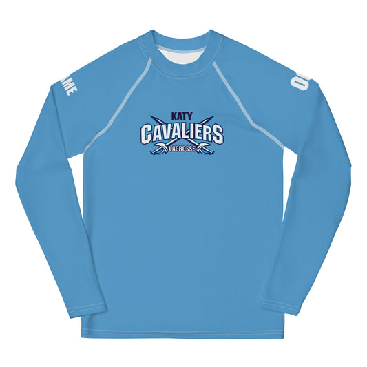 Personalizable - Youth Cavaliers Lacrosse Compression Shirt