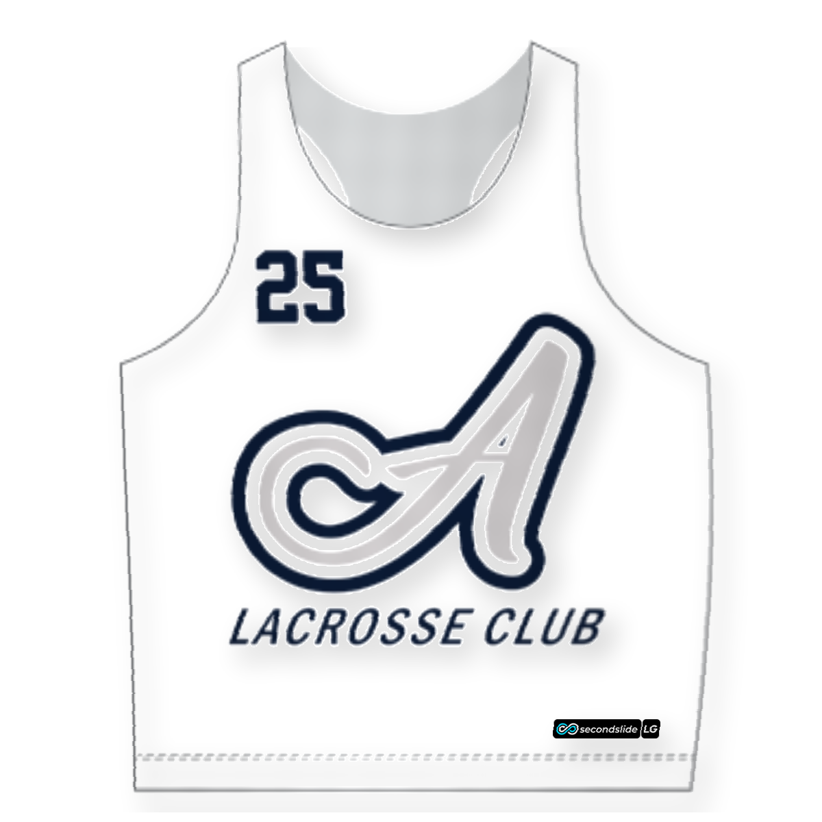 Augusta Lacrosse Girls K-1st Grade Pinnie mockup 3