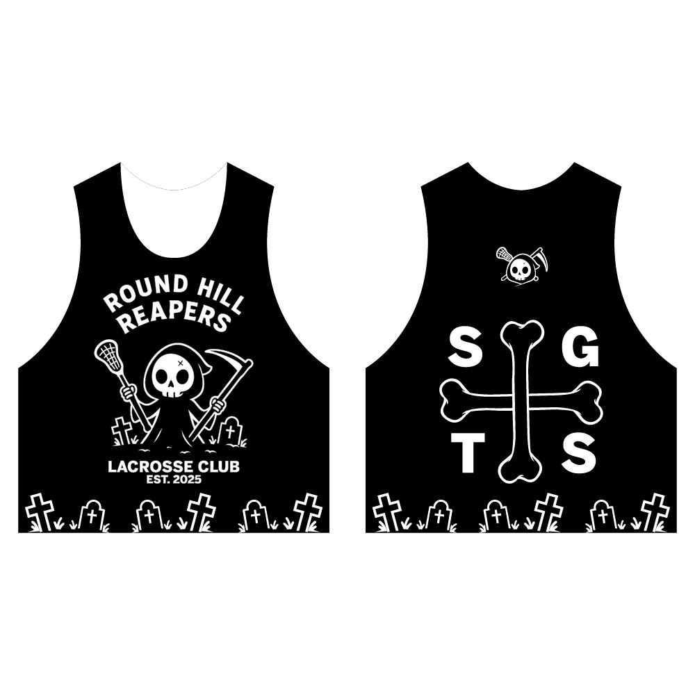 Round Hill Reapers Reversible Lacrosse Pinnie