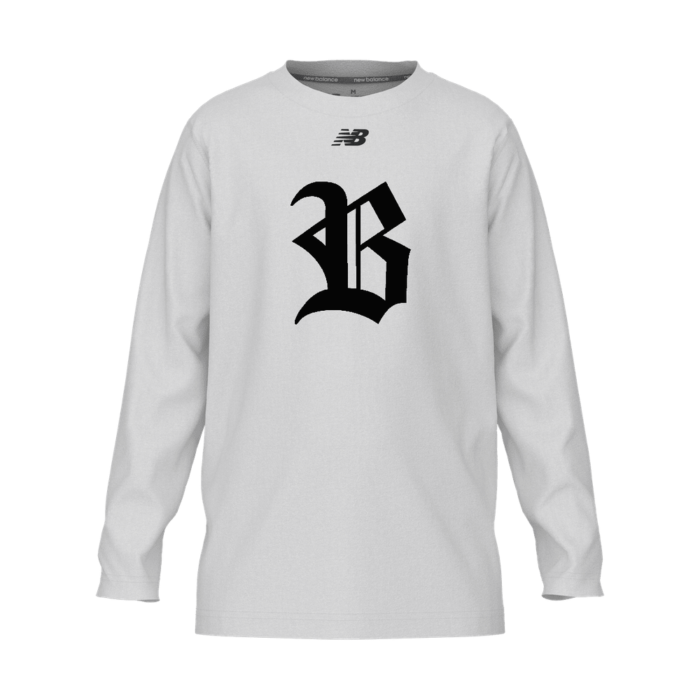 Youth Blacksox Activate Long Sleeve Tech T-Shirt — Youth Swag Pack - White